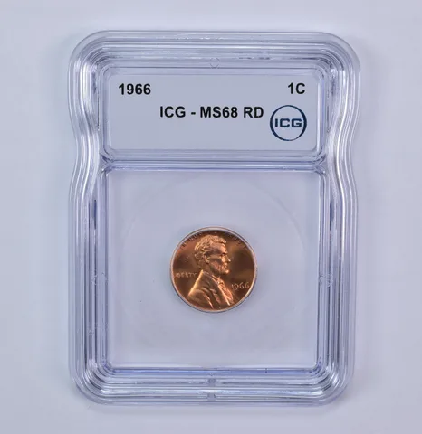 1966 Lincoln Memorial Cent MS68 RD ICG