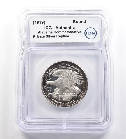 (1919) Alabama Commemorative Gallery Silver Half Dollar ICG *4264
