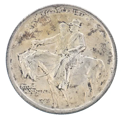 1925 Stone Mountain Commemorative Half Dollar Beautiful Tone *8904