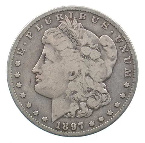 Early - 1897-S Morgan Silver Dollar - 90% US Coin *996