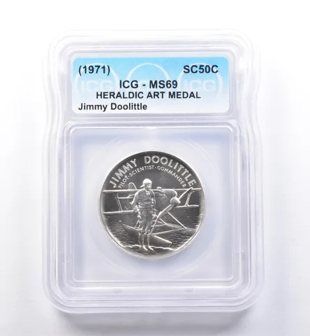 (1971) So Called Half Dollar Jimmy Doolittle MS69 ICG *8506