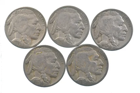 BETTER Lot 1929-S Worn Date 1929-S 1927-D 1928-S Buffalo Nickel Collection *025