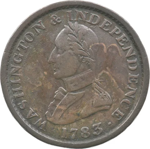 1783 Post-Colonial Washington Token *5696
