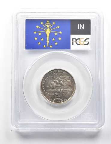 2002-P Washington State Quarter Indiana MS68 PCGS *9418