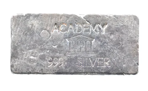 5.1 Troy Oz Silver Bar Academy Vintage Poured Loaf CSRCO Odd *2929