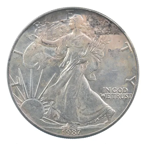 Better Date 1987 American Silver Eagle 1 Troy Oz .999 Fine Silver *844