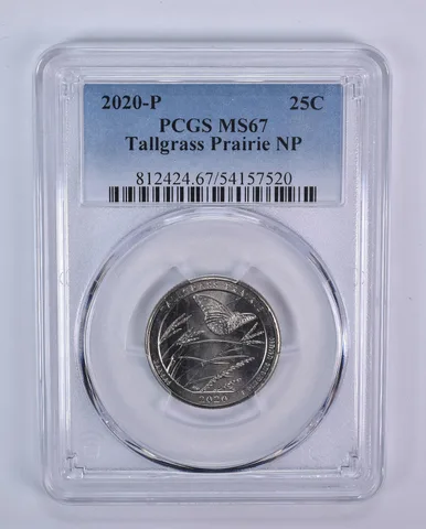 2020-P Washington Quarter ATB Tallgrass Prairie MS67 PCGS