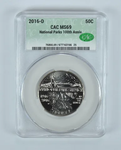 2016-D National Park Service Commemorative Half Dollar MS69 CAC CACg