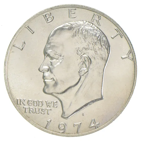 1974-S Eisenhower Dollar 40% SILVER - BU Unc MS (1 coin)