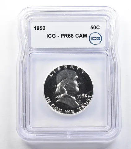 1952 Franklin Half Dollar PR68 CAM ICG *9327