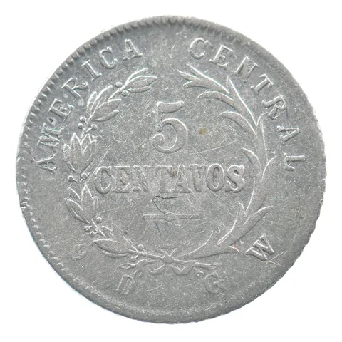 1887 Costa Rica 5 Centavos *0005