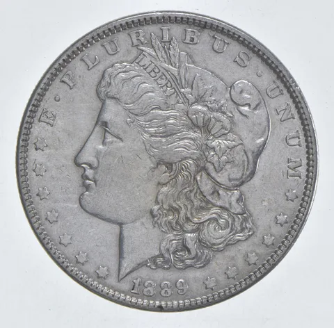 Better 1889 Morgan Silver Dollar - 90% US Coin - Nice Coin *425