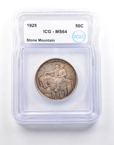 1925 Stone Mountain Commemorative Half Dollar MS64 ICG *5234