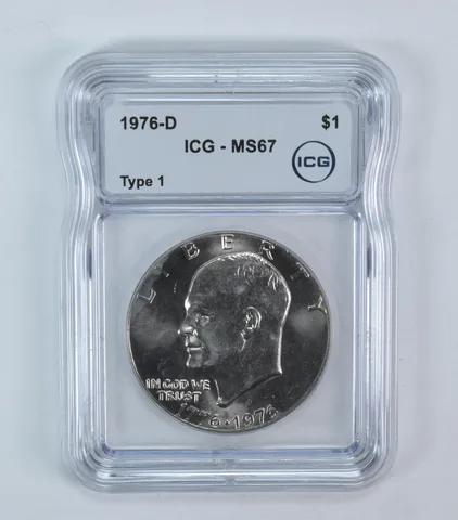 1976-D Eisenhower $1 Type 1 MS67 ICG