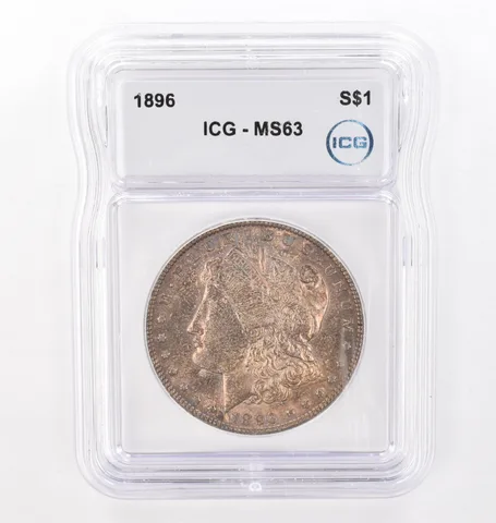 1896 Morgan Silver Dollar MS63 ICG Beautiful Tone *4298