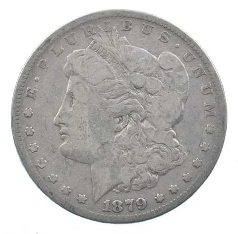 Early - 1879-S Morgan Silver Dollar - 90% US Coin *602