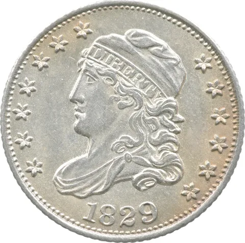 1829 Capped Bust Half Dime a9042