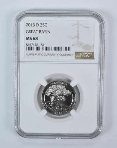 2013-D Washington Quarter ATB Great Basin MS68 NGC