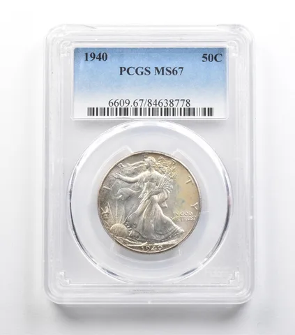 1940 Walking Liberty Half Dollar MS67 PCGS *9175