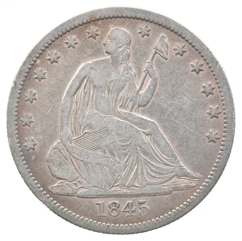 1845-O Seated Liberty Half Dollar *6097