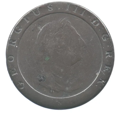 1797 Great Britain Cartwheel Two Penny *0063