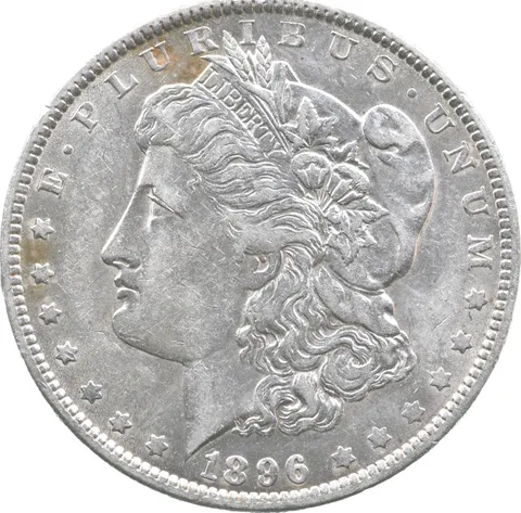 1896-O Morgan Silver Dollar a7544