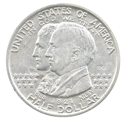 1921 Alabama Commemorative Half Dollar 2x2 2*2 a0189