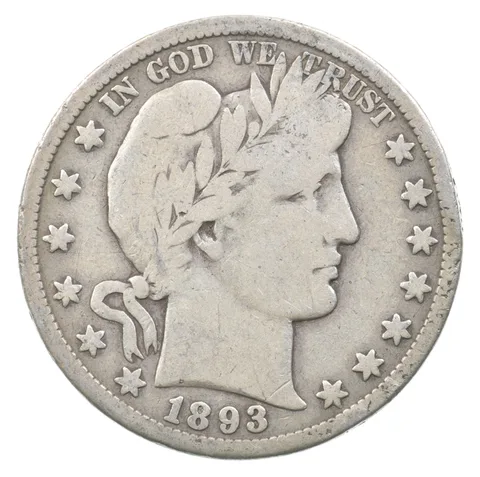 1893-S Barber Half Dollar *3858