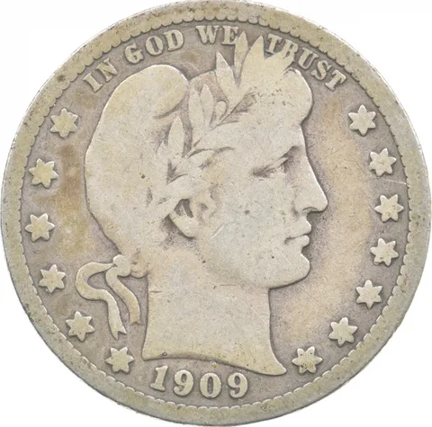1909-D Barber Quarter *3458