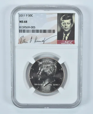 2011-P Kennedy Half Dollar MS68 NGC Special Label