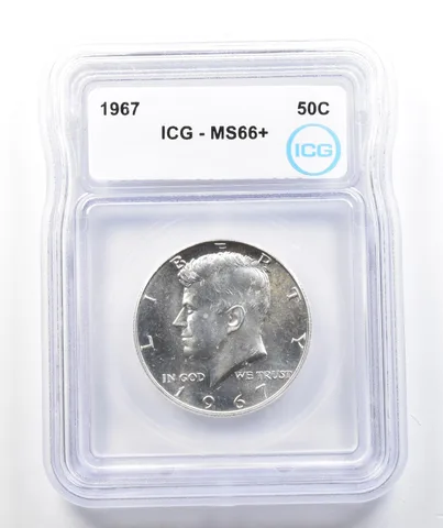 1967 Kennedy Half Dollar MS66+ ICG *9899