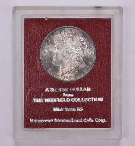 1891-S Morgan Silver Dollar Redfield Collection Beautiful Tone *0472