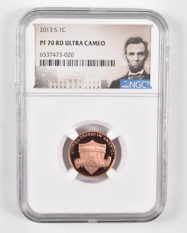 2013-S PF70 RD UCam Lincoln Cent Union Shield NGC Special Lbl