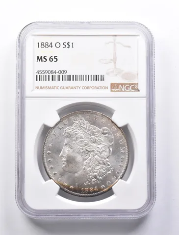 MS65 1884-O Morgan Silver Dollar NGC *1377