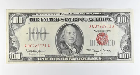 1966 $100 United States Note Red Seal *0302