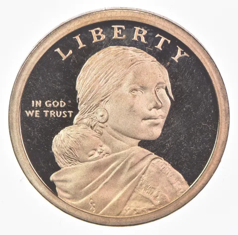 2017-S Sacagawea $1 Proof Sequoyah Gold Dollar