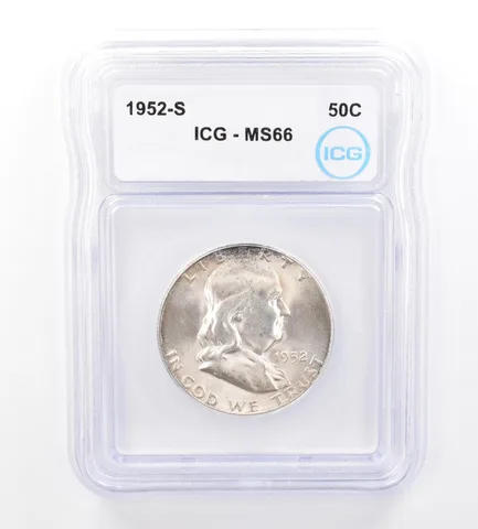 1952-S Franklin Half Dollar MS66 ICG *1640