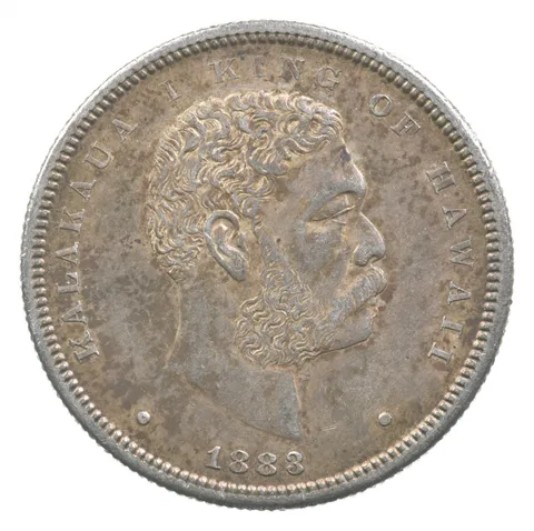 1883 Hawaii Half Dollar King Kalakaua I *5997
