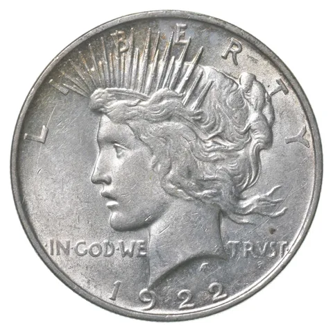 1922-D Peace Silver Dollar a8502