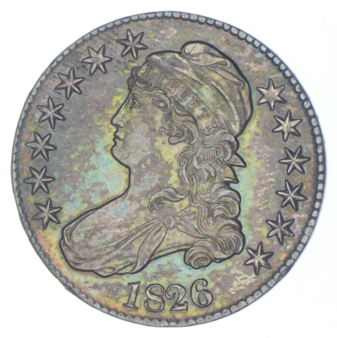 1826 Capped Bust Half Dollar Beautiful a2412