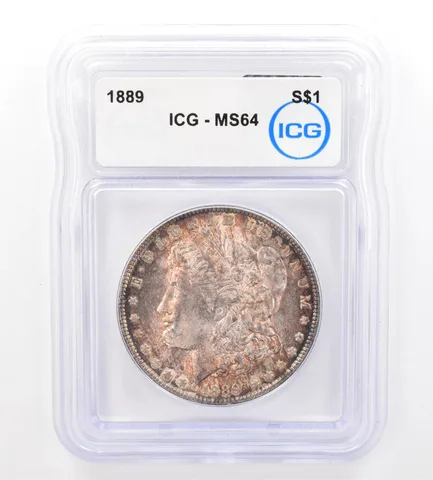 1889 Morgan Silver Dollar MS64 ICG Beautiful Tone *7369