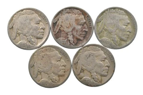 BETTER Lot 1928-D 1928-S Worn Date 1927-S 1927-D Buffalo Nickel Collection *156
