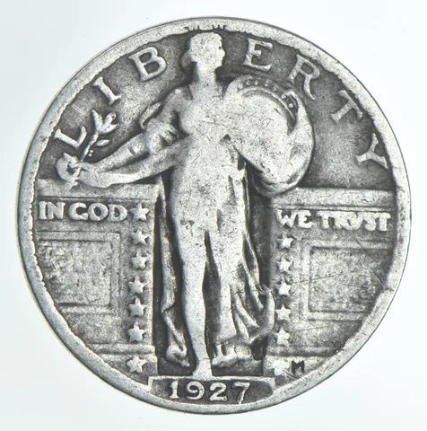 1927 (P) Standing Liberty Quarter AC Average Circ (1 coin)
