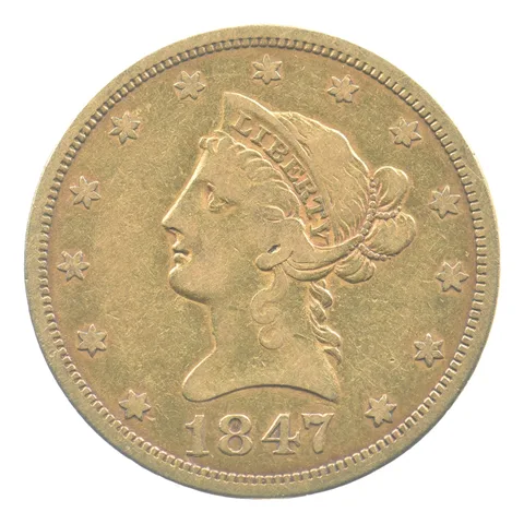 1847-O $10 Liberty Head Gold Eagle *0271