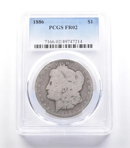 1886 Morgan Silver Dollar FR02 PCGS Lowball