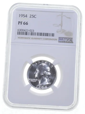 1954 Washington Quarter PF66 NGC PR Proof