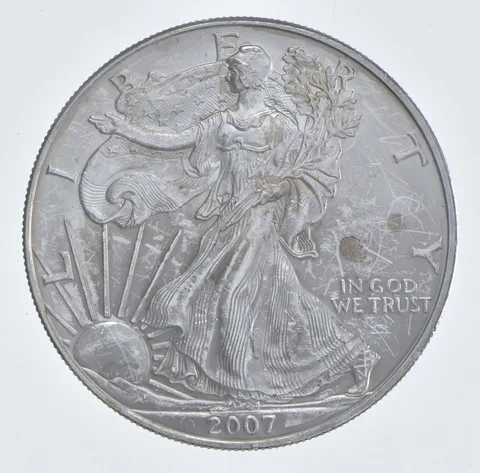 Better Date 2007 American Silver Eagle 1 Troy Oz .999 Fine Silver *582
