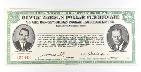 1948 $1 Dewey-Warren Dollar Certificate Fund *5621