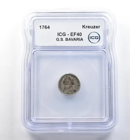 1764 German States Bavaria Kreuzer EF40 ICG *2586