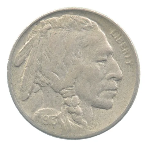 1913-S Indian Head Buffalo Nickel Type 2 *4780